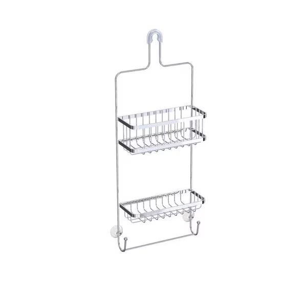 Astra 25.5 in. H X 5 in. W X 10.98 in. L Chrome Silver Shower Caddy, Better Living, Mfr#: 13214